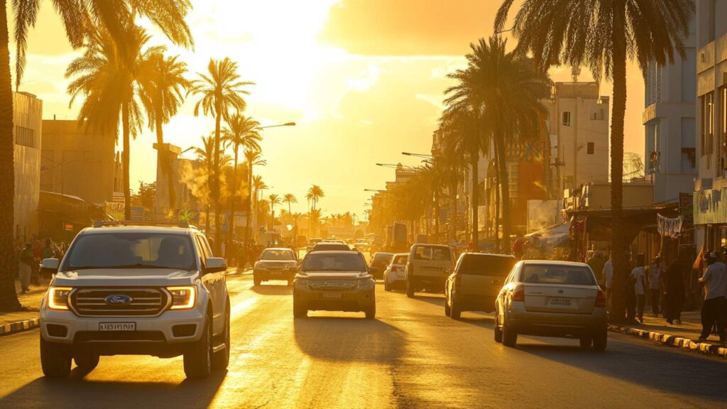 Les modèles Ford en circulation à Djibouti-ville