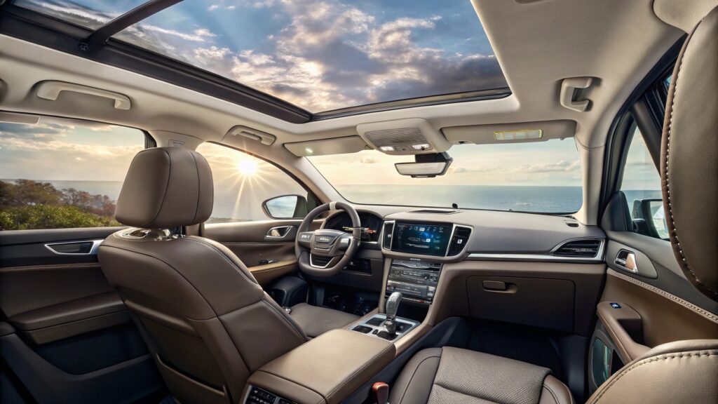 Intérieur raffiné du Ford Territory Titanium 2025