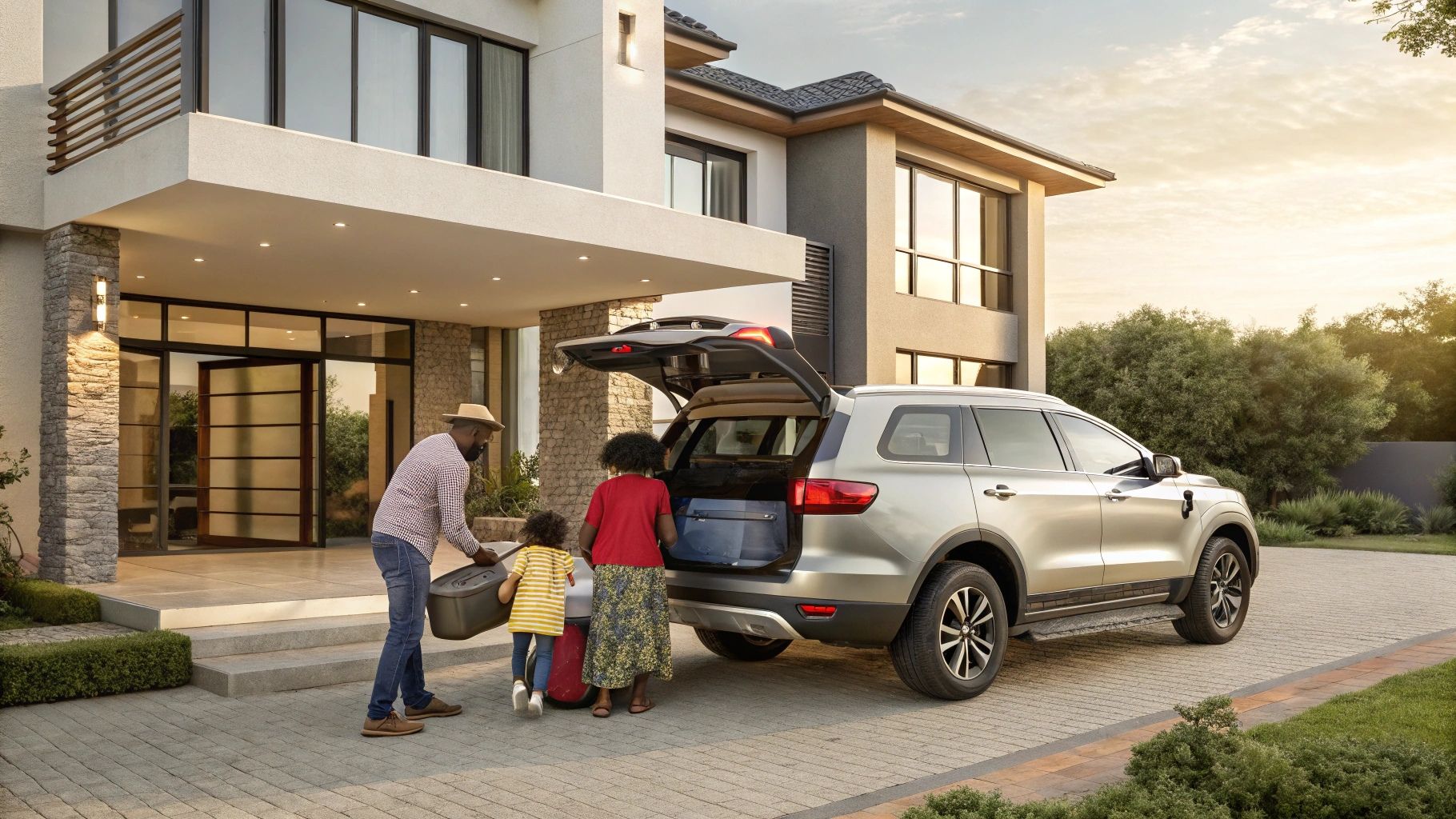 Ford pour une famille Everest espace bagages Djibouti