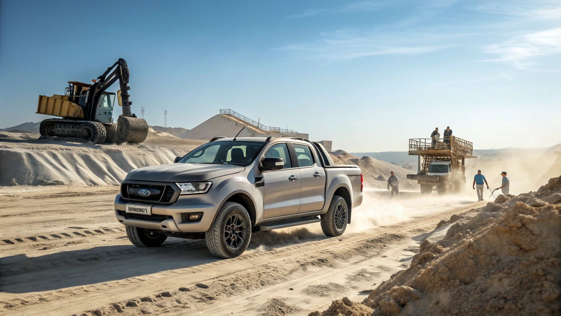 Ford pour entreprise Ranger chantier Djibouti