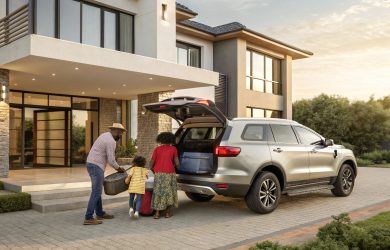 Ford pour une famille Everest espace bagages Djibouti