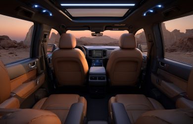 Intérieur du Ford Everest 2025 à Djibouti