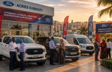 Promotions Ford Djibouti 2026 — offres spéciales sur la gamme Ford Ranger, Everest et Transit chez le concessionnaire officiel Ford Djibouti